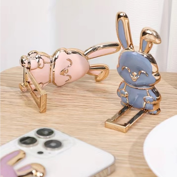 White Bunny Cell Phone Stand ✨Host Pick✨ - Picture 2 of 6